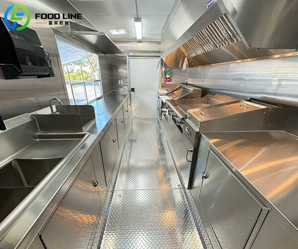 20 ft food trailer interior