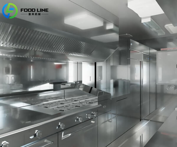 20ft food trailer interior