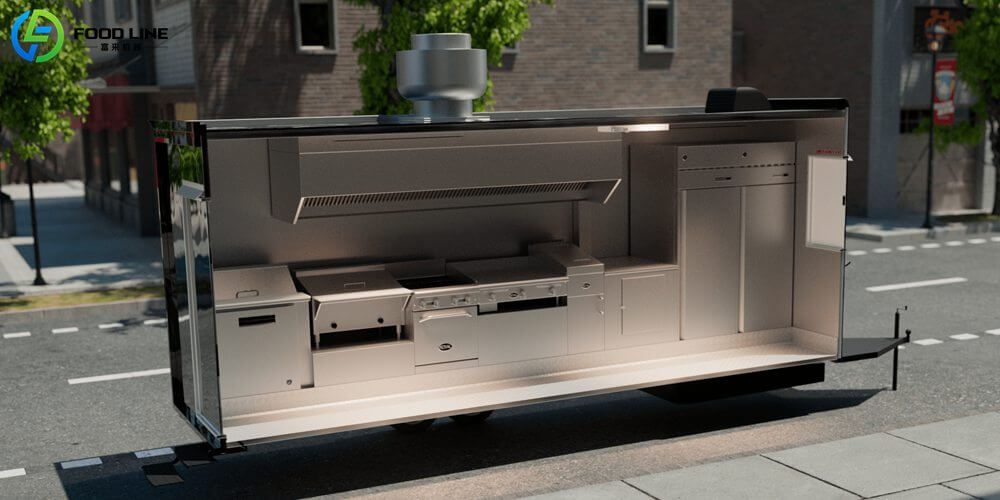 20ft fully loaded food trailer