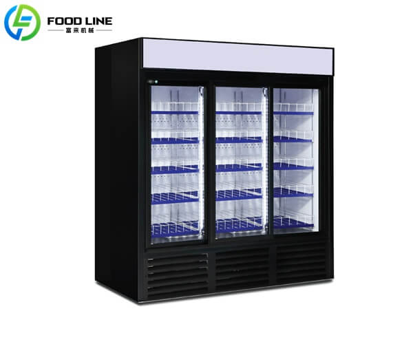 3 doors display cooler