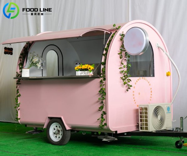adorable appearance small ice cream trailer