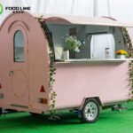 attractive ice cream trailer