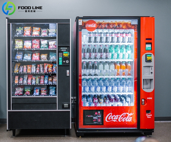 automated vending machines for snack and beverage