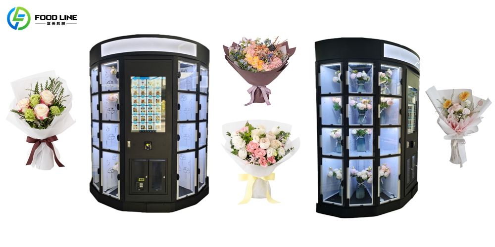 automatic flower vending machine for indoor use