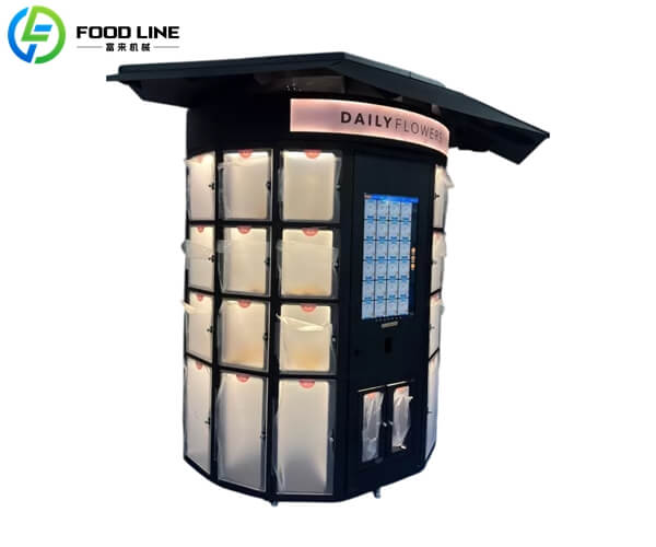 automatic flower vending machine for outdoor use