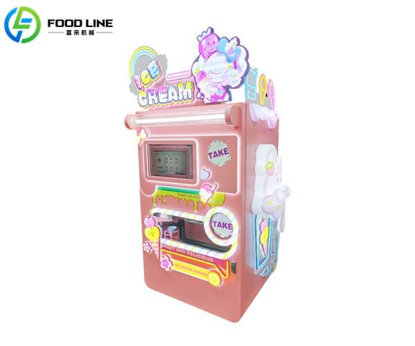 automatic vending machine for ice cream