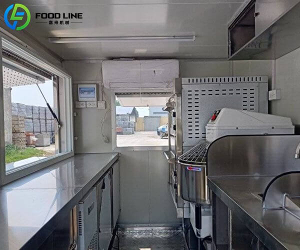 bakery trailer interior