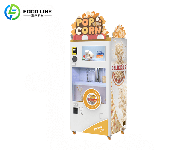 beautiful appearance popcorn vending machine