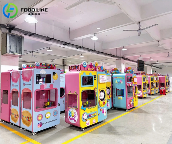 beautiful color ice cream vending machine