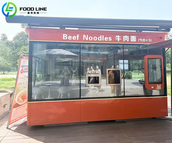 beef noodle self service vending machine