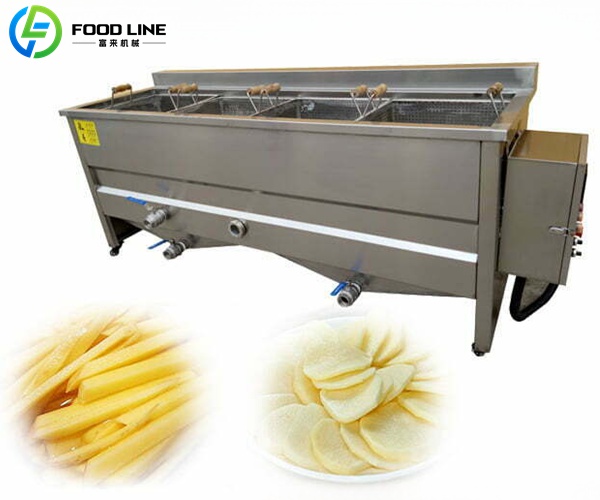 blanching machine for potato production line
