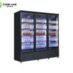 commercial 3 door display cooler