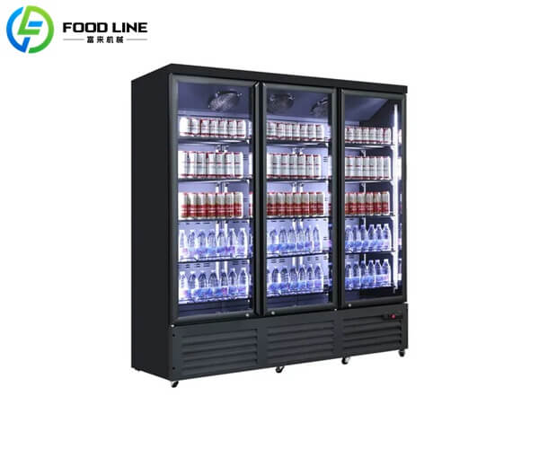commercial 3 door display cooler