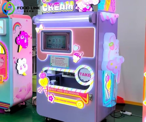 commercial ice cream vending machine