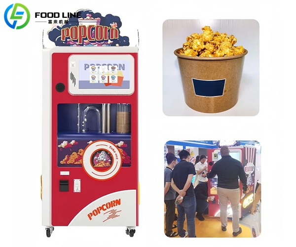 commercial popcorn vending machine
