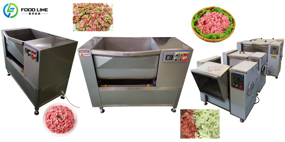 conventional meat stuffing filling mixer machine