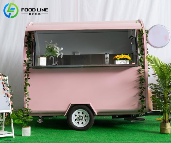 custom mobile ice cream cart trailer