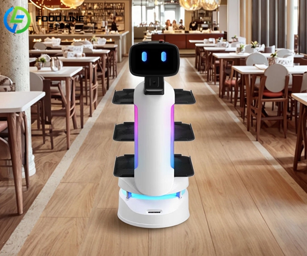 cute delivery food robot