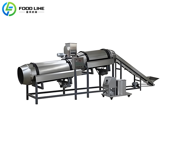 drum type food flavoring machine
