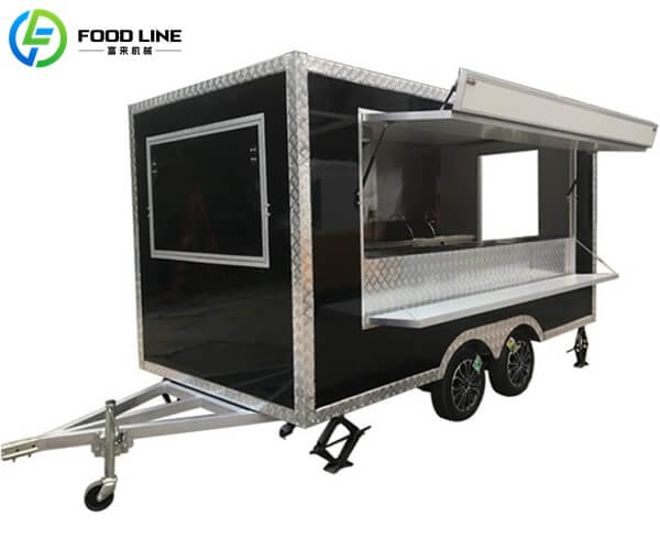 fast and fresh food van food trailer
