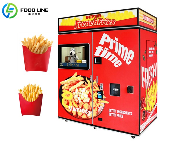 french fries self service vending equipment
