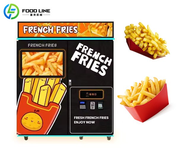french fry self vending machine automatic