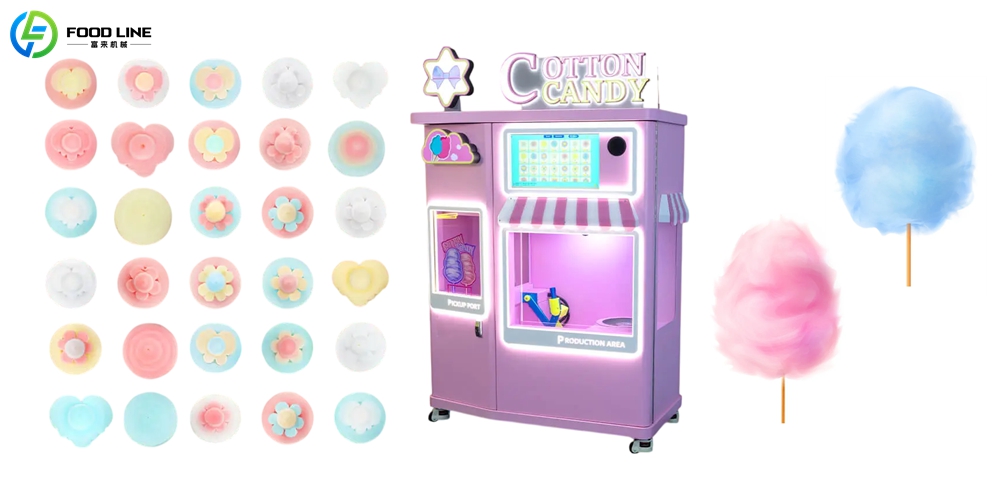 full automatic cotton candy machine