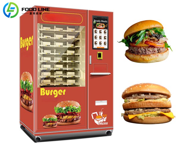 fully automated hamburger vending machines