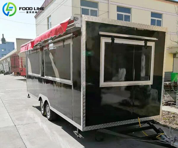fully equipped fast food trailer
