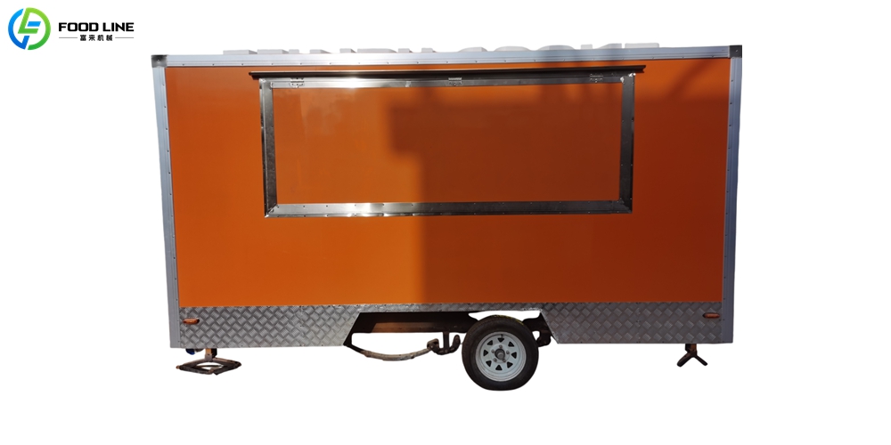 fully equipped fast food trailer