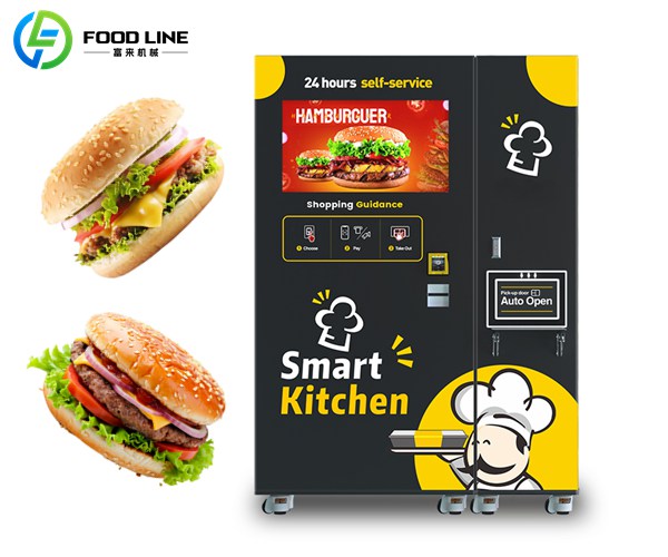 hamburger vending cabinet