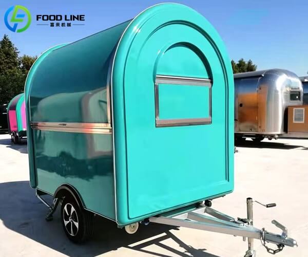 ice cream round trailer