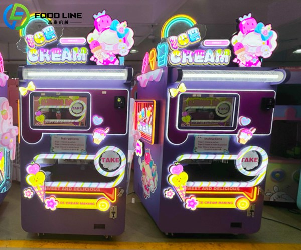 ice cream self service machine