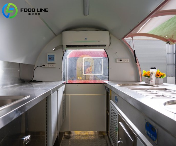 ice cream truck trailer inside