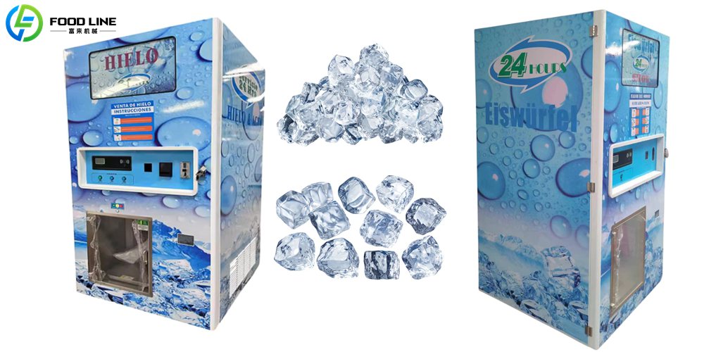 ice cube auto packaging vending machine