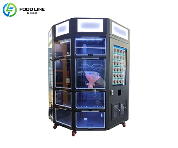 indoor use automated flower vending machine