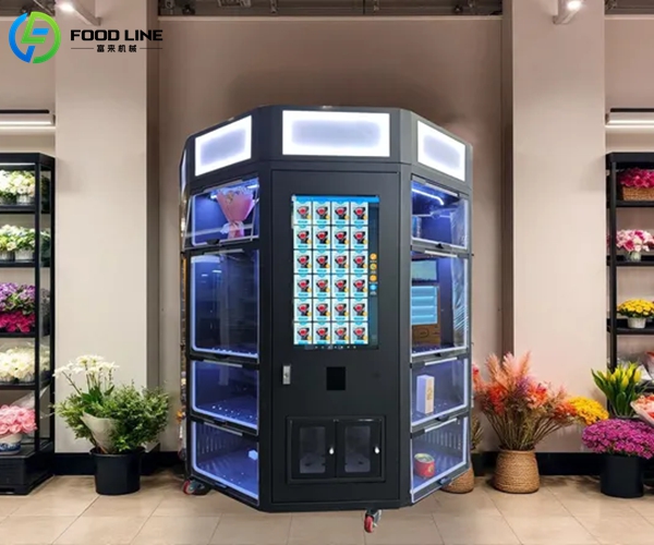 indoor use automatic flower vending machine
