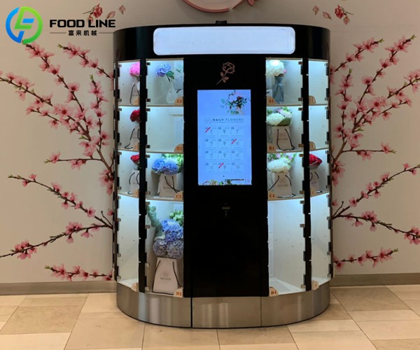 innovative vending solution for selling flower