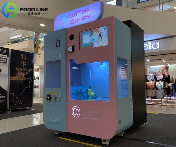 magic cotton candy vending machine