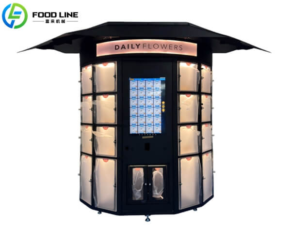 outdoor flower automatic vending machine