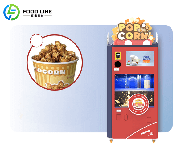 popcorn making vending machine