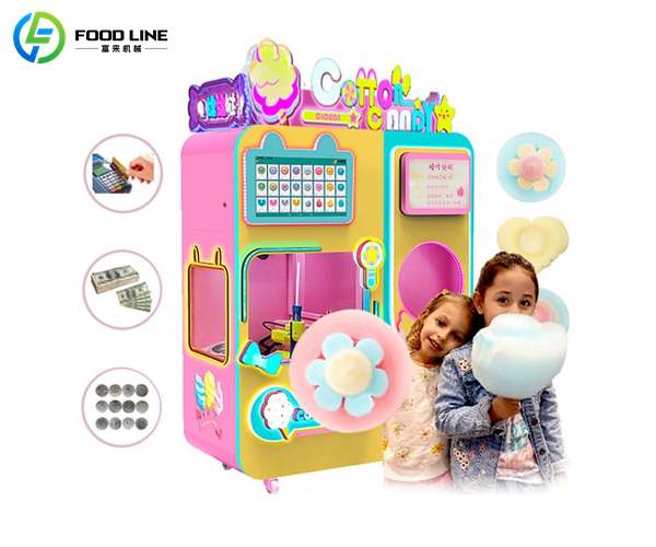 popular cotton candy vending equipment