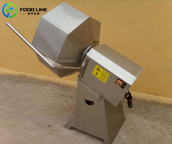 potato chips and fries seasoning machine octagonal