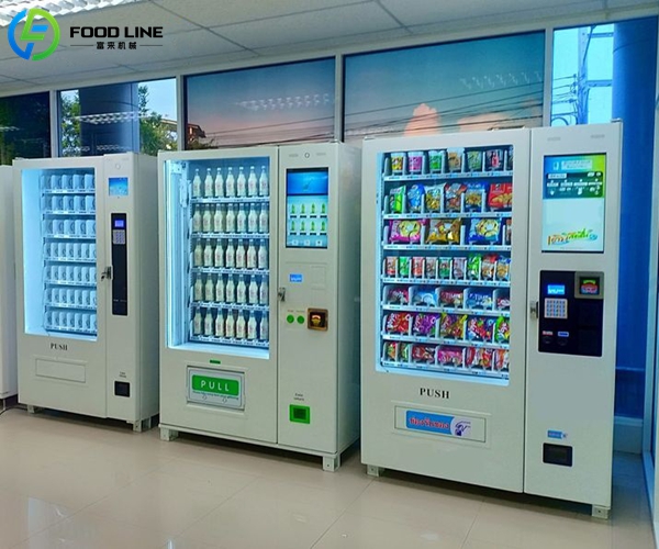 real snack and beverage vending machine
