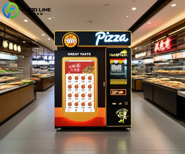 reliable vending machine for pizza food