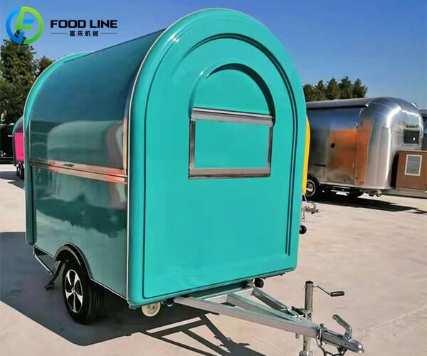 round top ice cream trailer