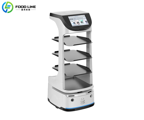 self driving food delivery robot waiter