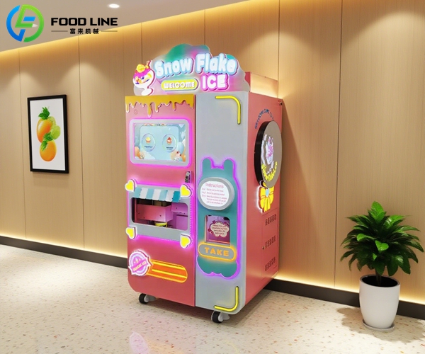 self service ice cream vending machine