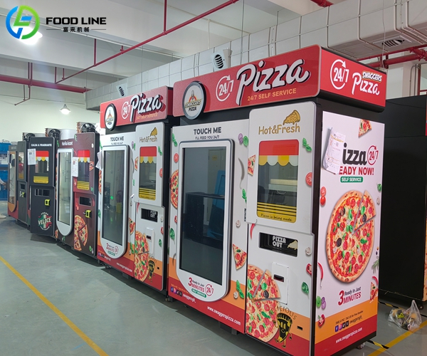 self service pizza making vending machine