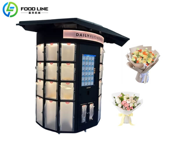 smart flower outdoor vending machine